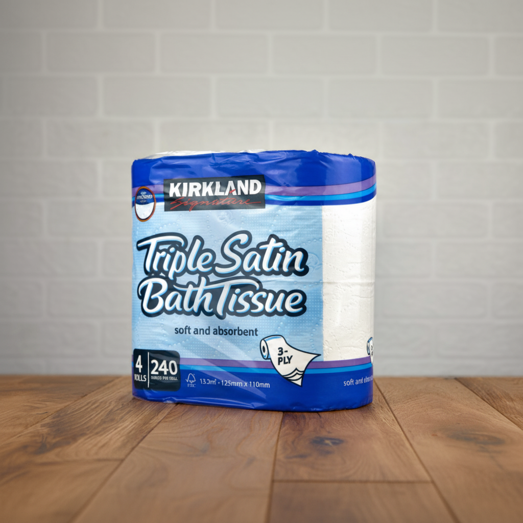 Triple Satin Bath Tissue - 4 Pack