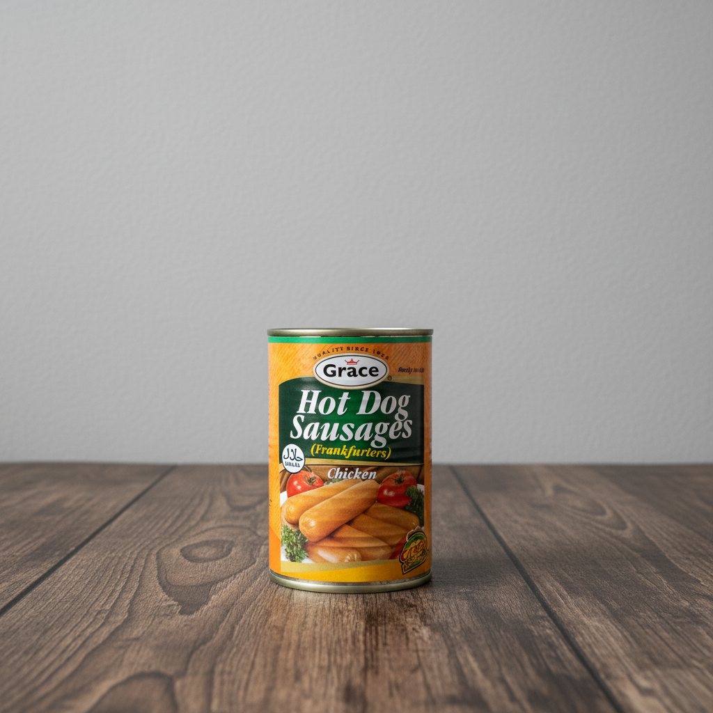 Grace Halal Chicken Hot Dog Sausages 400g